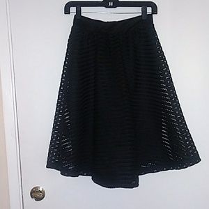 Black Lace Skirt